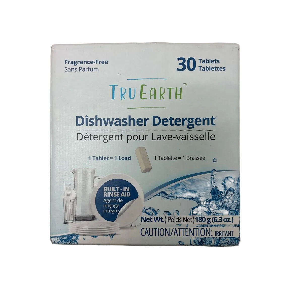 TruEarth Dishwasher Detergent Fragrance Free Tablets