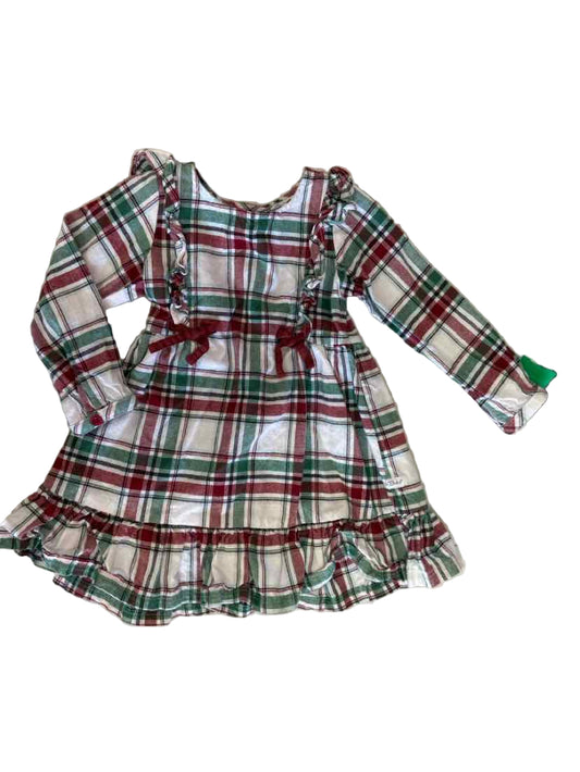 Ruffle Butts and Rugg (B) Plaid Toddler Size 3T CasualDress