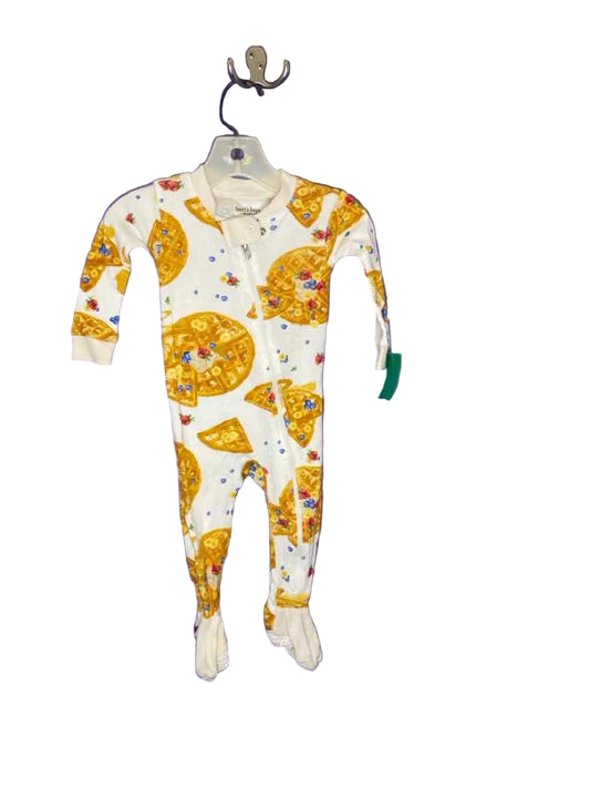 Burts Bees (C) White Print Infant Size 3-6 MO 1PCSleepwear