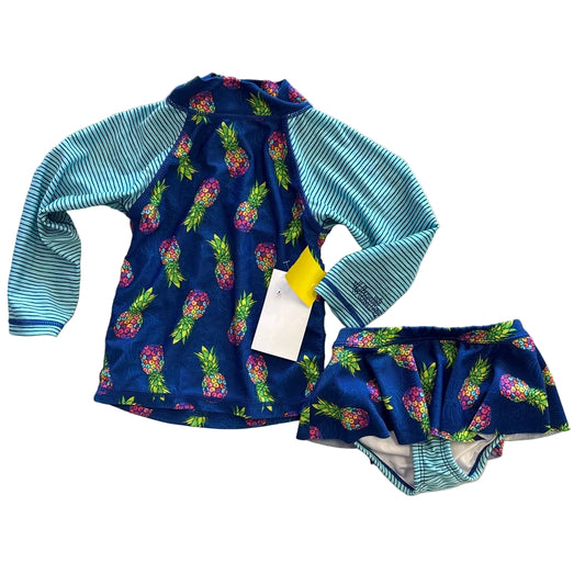 UV Skinz (A) Blue Toddler Long Sleeve Size 3T 2PC Swimwear NEW