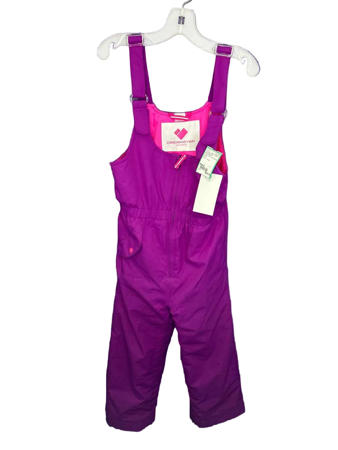 Obermeyer (A) Purple Youth Size 8 Snow Bibs Pants