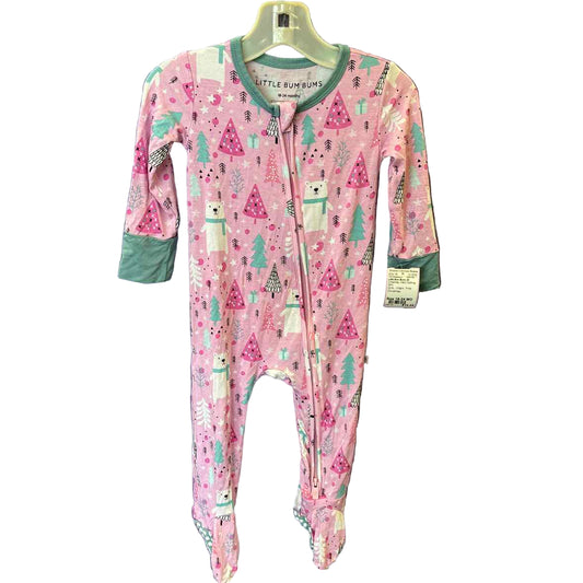 Little Bum Bums (A) Christmas Infant Size 18-24 MO 1PCSleepwear