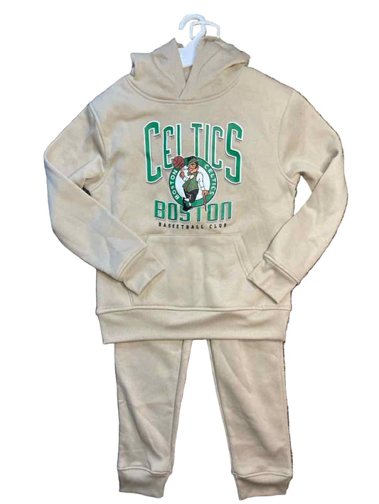 NBA (B) Tan Youth Size 8 2PCAthleticPantSuit