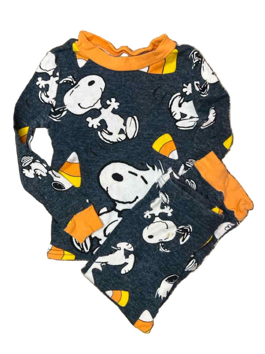 peanuts Gray Toddler Size 3T 2PCSleepwear