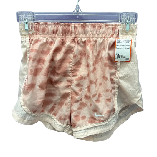Nike (B) Peach Youth Size 7 Short Athletic