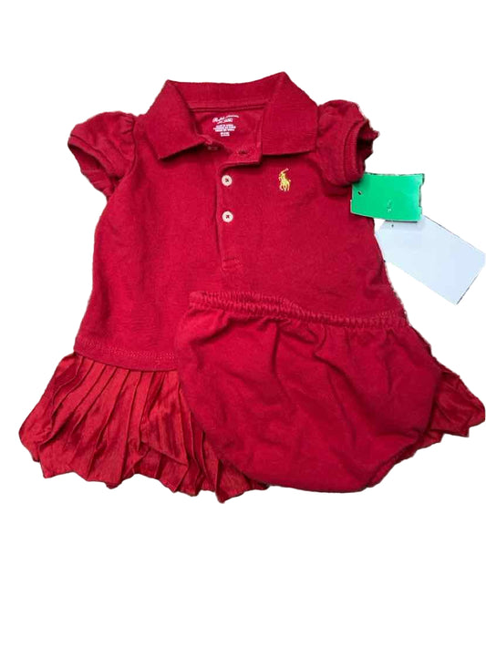 Ralph Lauren (A) Red Infant Size 6 MO CasualDress