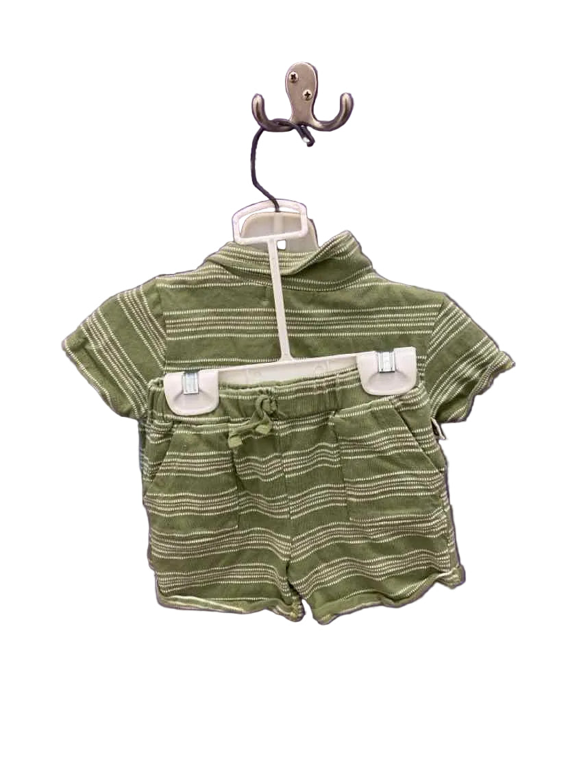 Rabbit + Bear (D) Green Infant Size 18 MO 2PC Casual