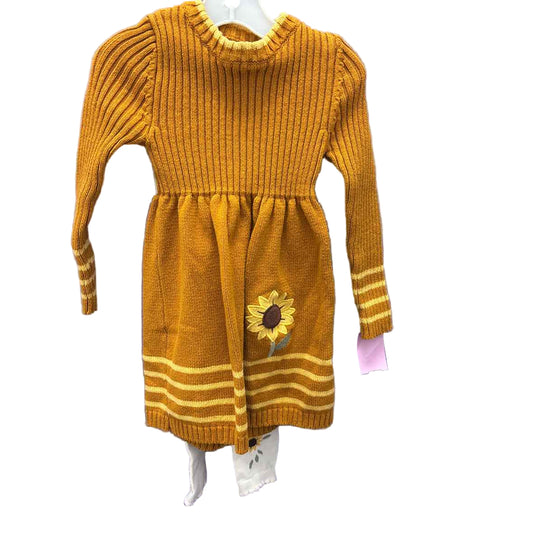 Cynthia Rowley (A) Mustard Toddler Size 4 CasualDress