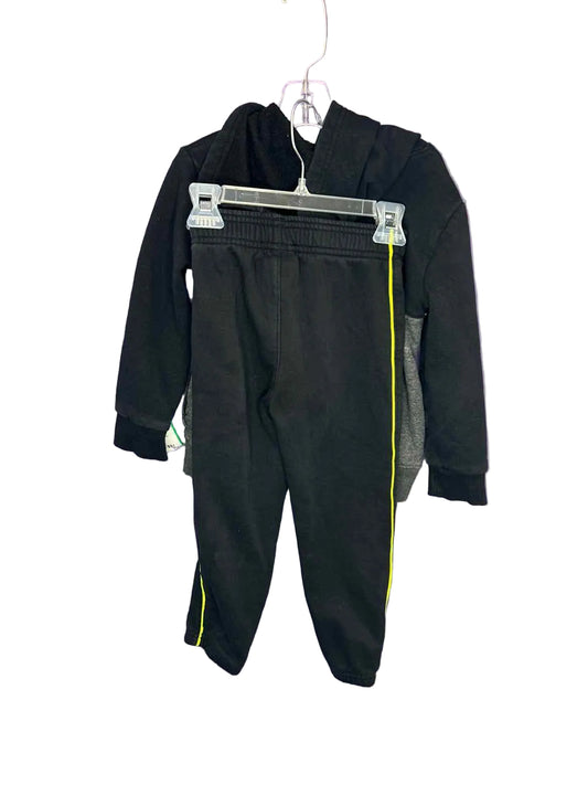 Under Armour (B) Black Gray Toddler Size 4 2PCAthleticPantSuit