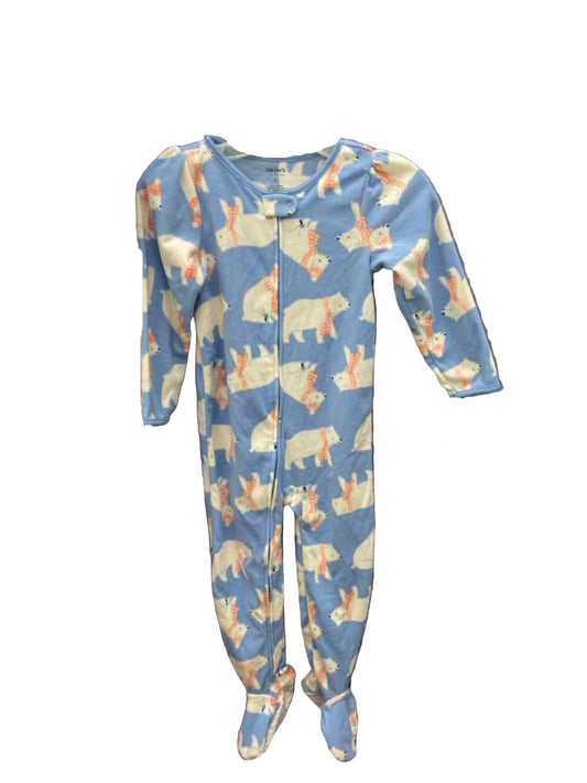 Just One You (D) White Blue Toddler Size 5T 2PCSleepwear