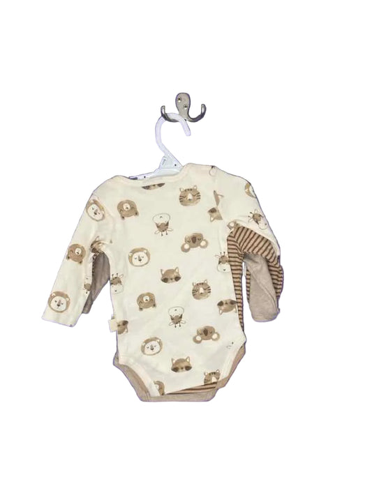 Rabbit + Bear (D) Brown Infant Size 3-6 MO 3PC Casual
