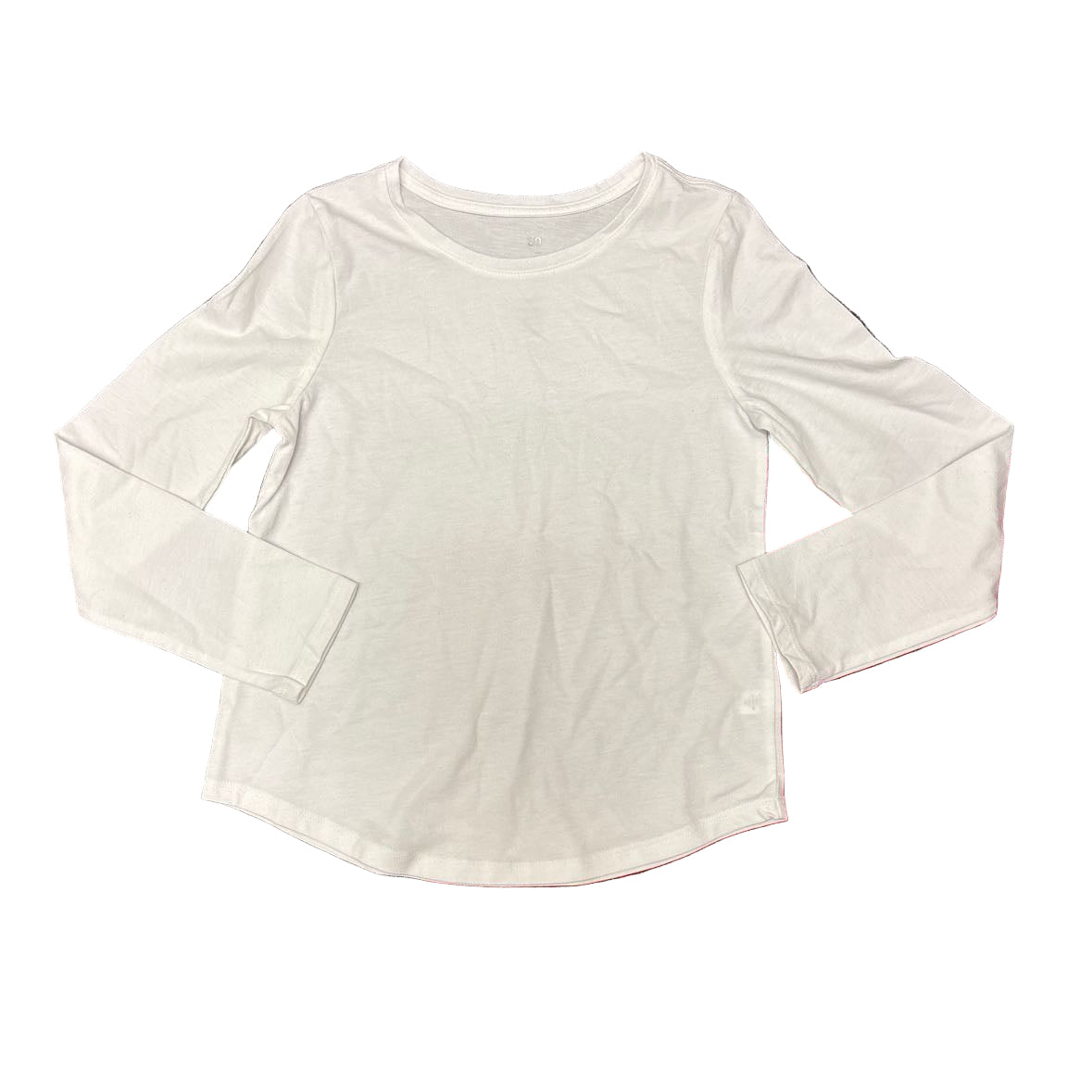 SO (D) White Youth Size 7 LSTop