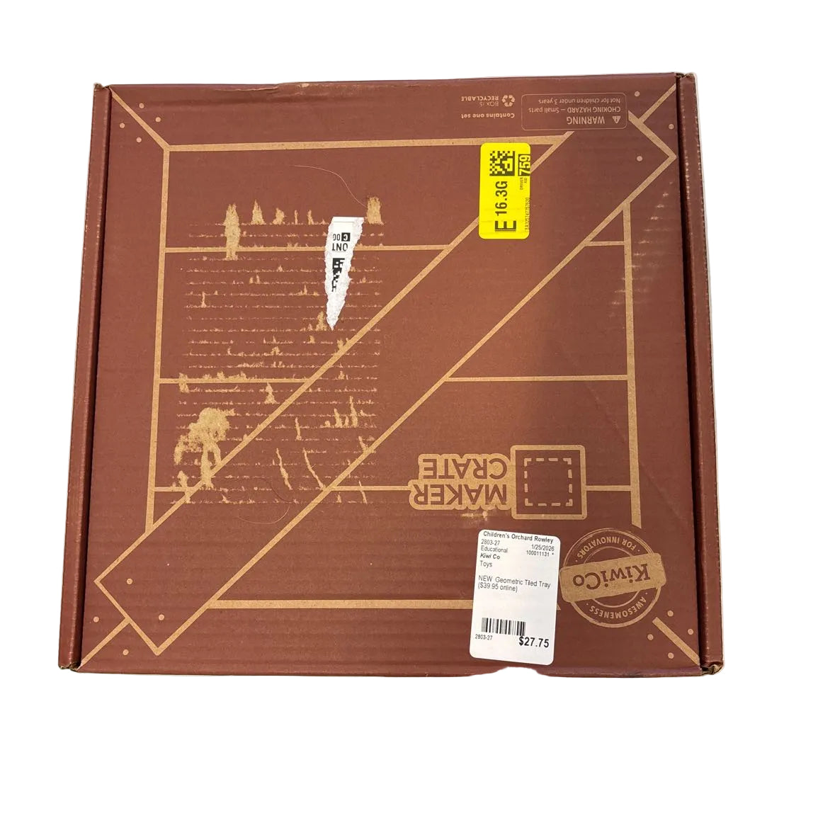 Kiwi Co Educational Geometric Tiled Tray