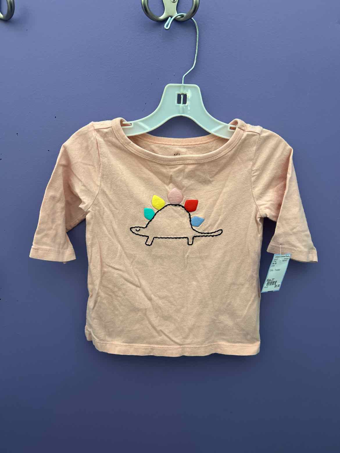 Gap (B) Coral Toddler Size 2T LSTop