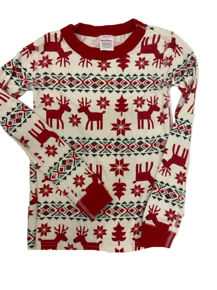 Hanna Andersson (A) Christmas Youth Size 8 2PCSleepwear