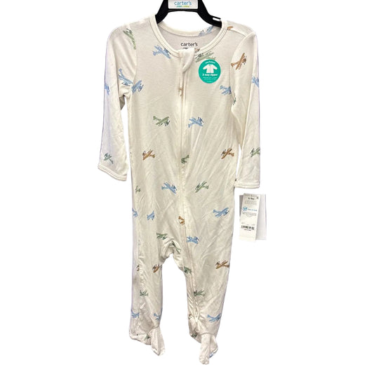 Child of Mine (D) White Print Infant Size 6-9 MO 1PC Sleepwear