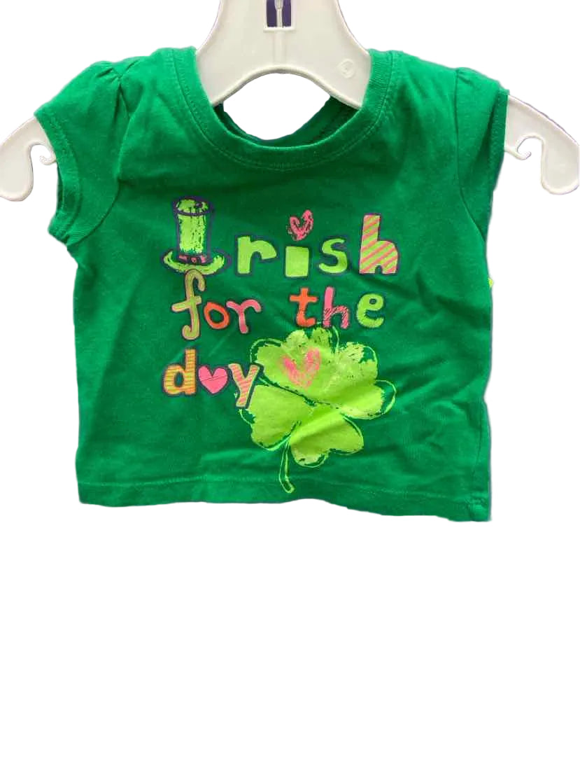 Children's Place (D) St Patrick’s Day Infant Size 6-9 MO SSTop