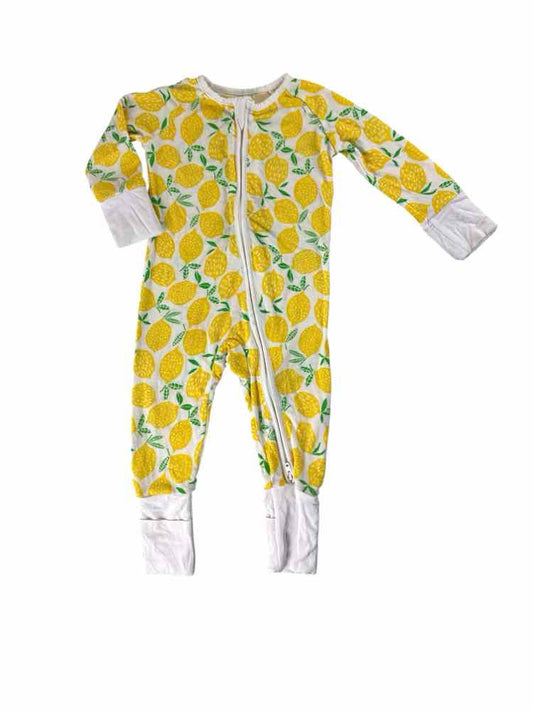 Little Sleepies (A) White Yellow Infant Size 3-6 MO 1PCSleepwear