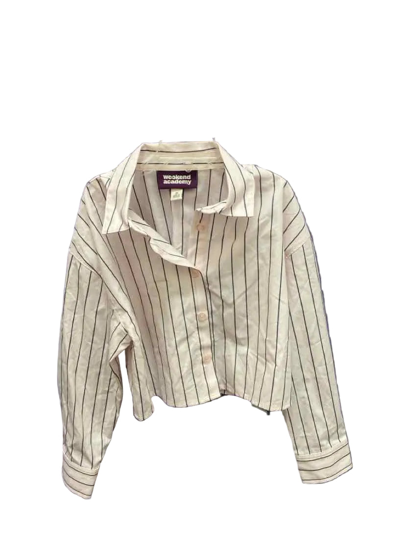 Stripe Youth Size 8 ButtondownLS