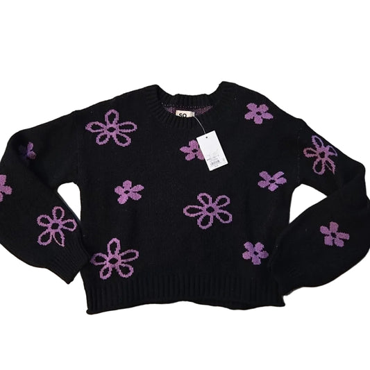 SO (D) Black Pink Youth Size 14-16 SweaterHeavy