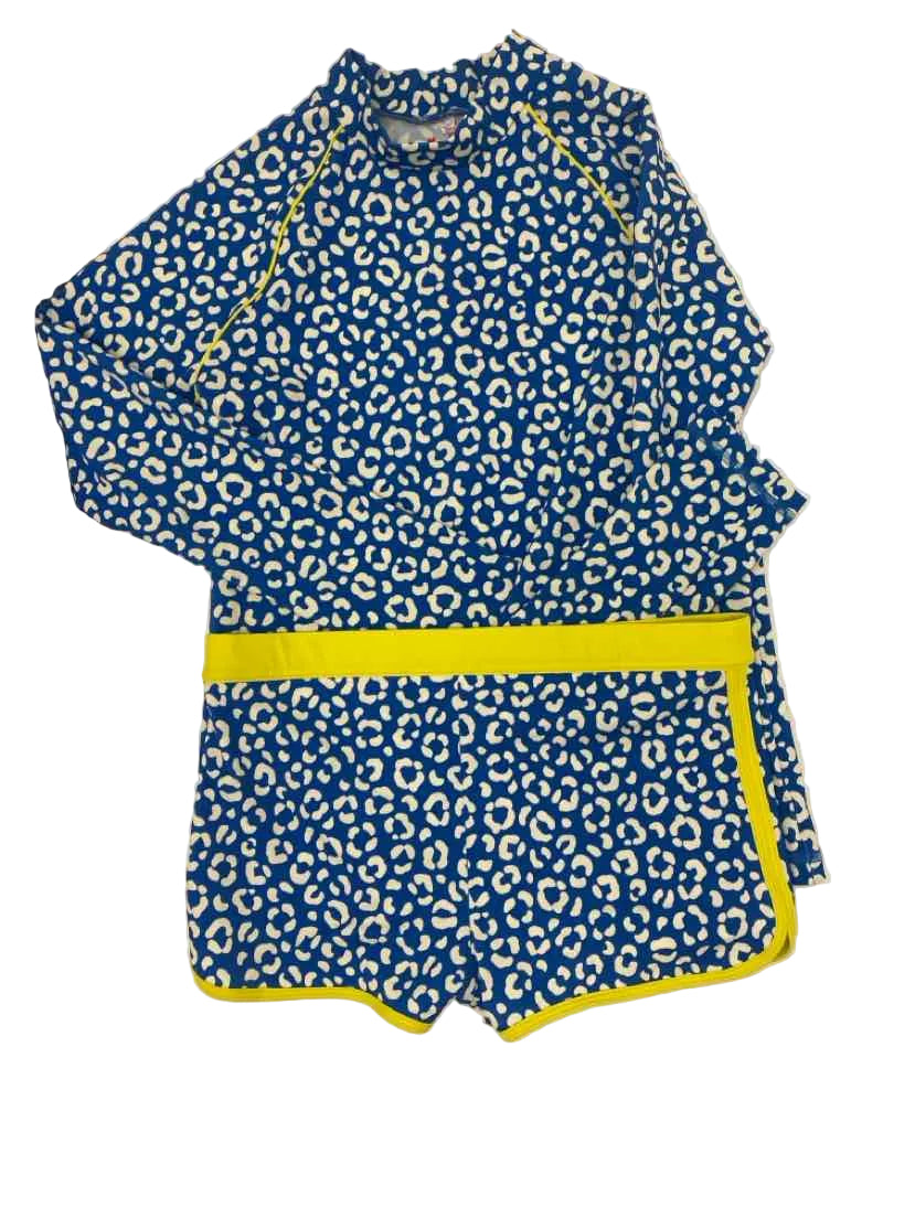 Mini Boden (A) White Blue Youth Size 10-12 3PCSwimwear