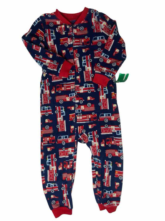 Carters (C) Blue Red Toddler Size 3T 1PCSleepwear