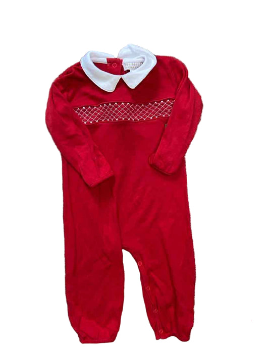 The beaufort Bonnet compant Red Infant Size 6-12 MO 1PC Dressy