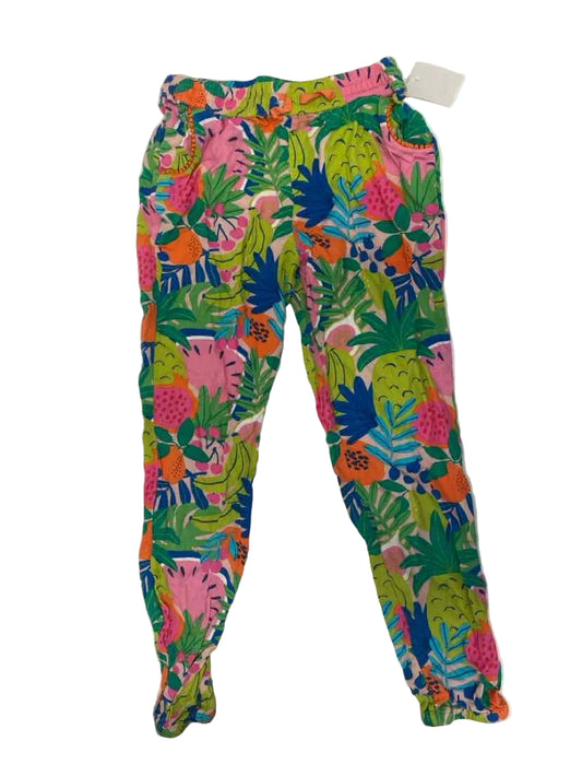 Mini Boden (A) Green Pink Youth Size 12 PantBasic