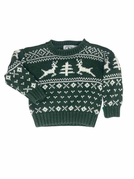 Kitestrings (B) Green Toddler Size 2T SweaterHeavy