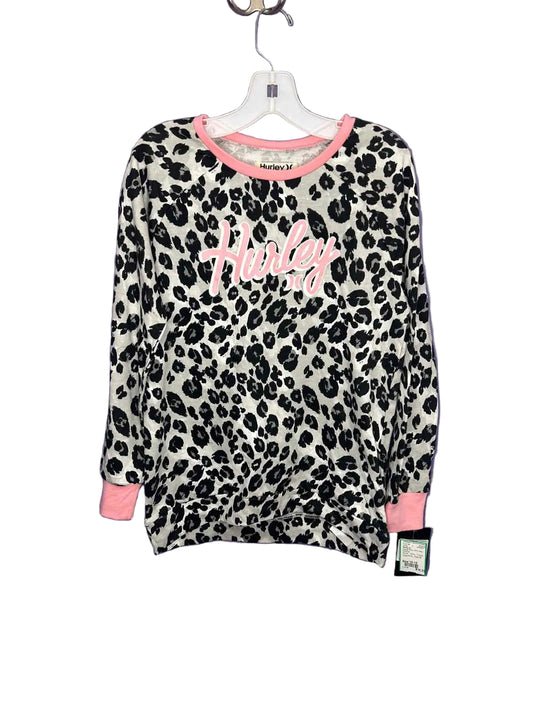 Hurley (C) Animal Print Youth Size 10-12 LSTop