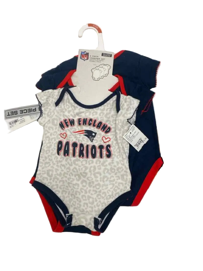 NFL (B) Red White Blue Infant Size 6-9 MO 3PC Casual