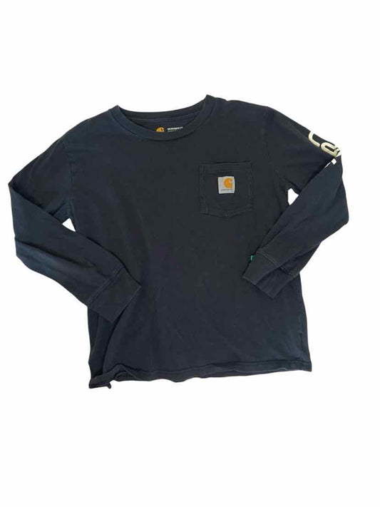 Carhartt (A) Black Youth Size 10-12 LSTop