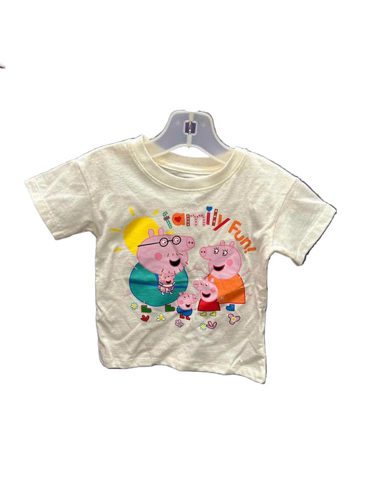 Peppa Pig Cream Infant Size 12 MO SSTop