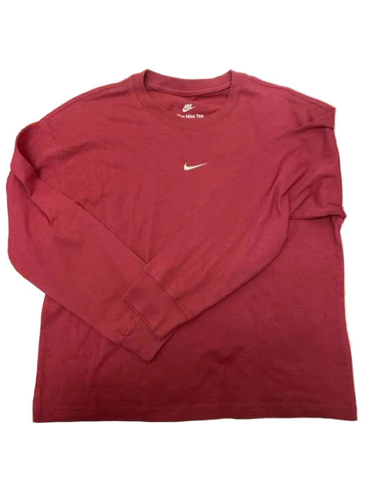 Nike (B) Pink Youth Size Large LSTop