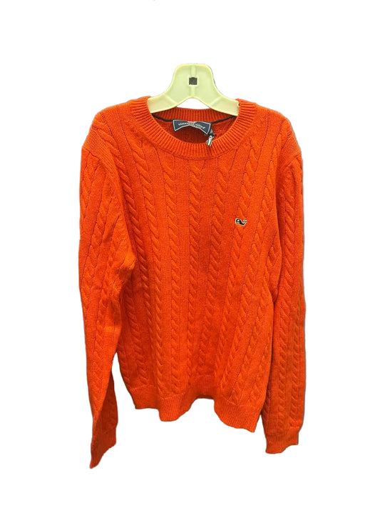 Vineyard Vines (A) Orange Youth Size 14 SweaterHeavy
