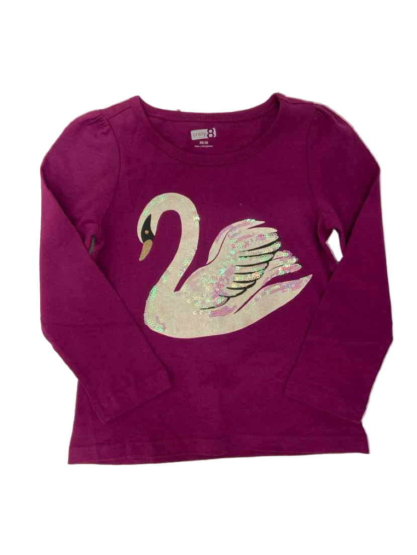 Crazy 8 (D) Purple Toddler Size 4 LSTop