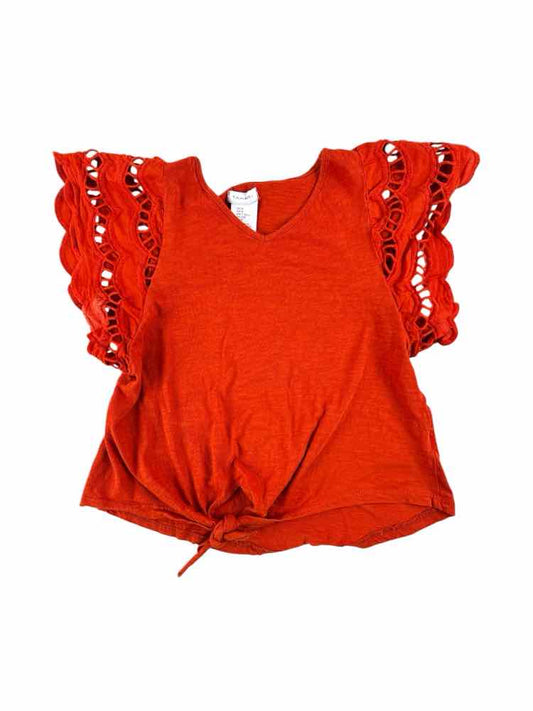 Tahari (C) Orange Youth Size 8 SSTop