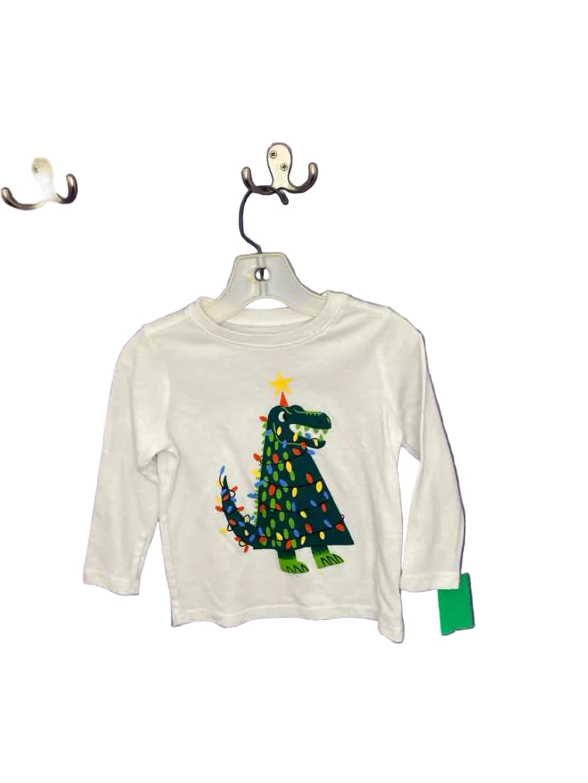 Old Navy (C) White Toddler Size 2T LSTopBasic