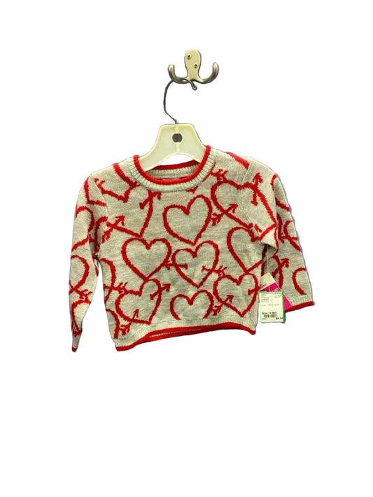 Celebrate! Red Gray Infant Size 12 MO SweaterLight