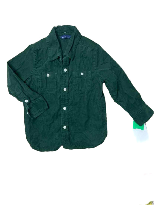 Janie and Jack (A) Green Infant Size 18-24 MO ButtondownLS
