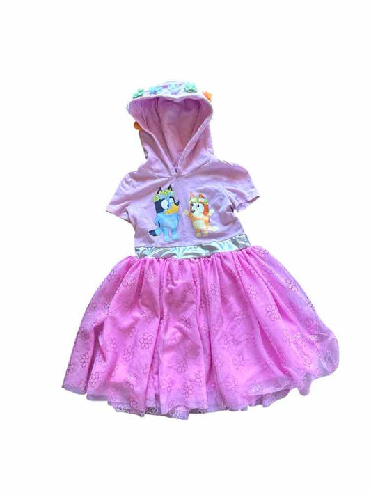 Bluey Pink Toddler Size 4-5 CasualDress
