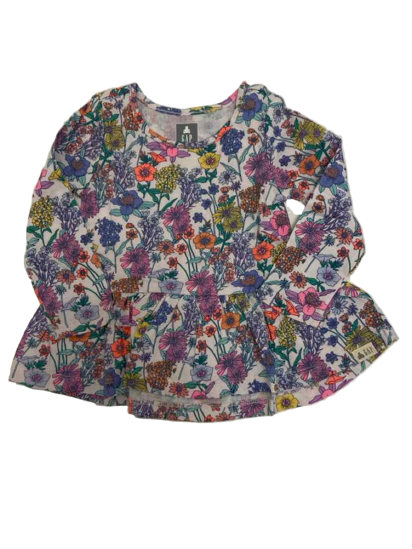 Gap (B) White Purple Infant Size 18-24 MO 2PC Casual