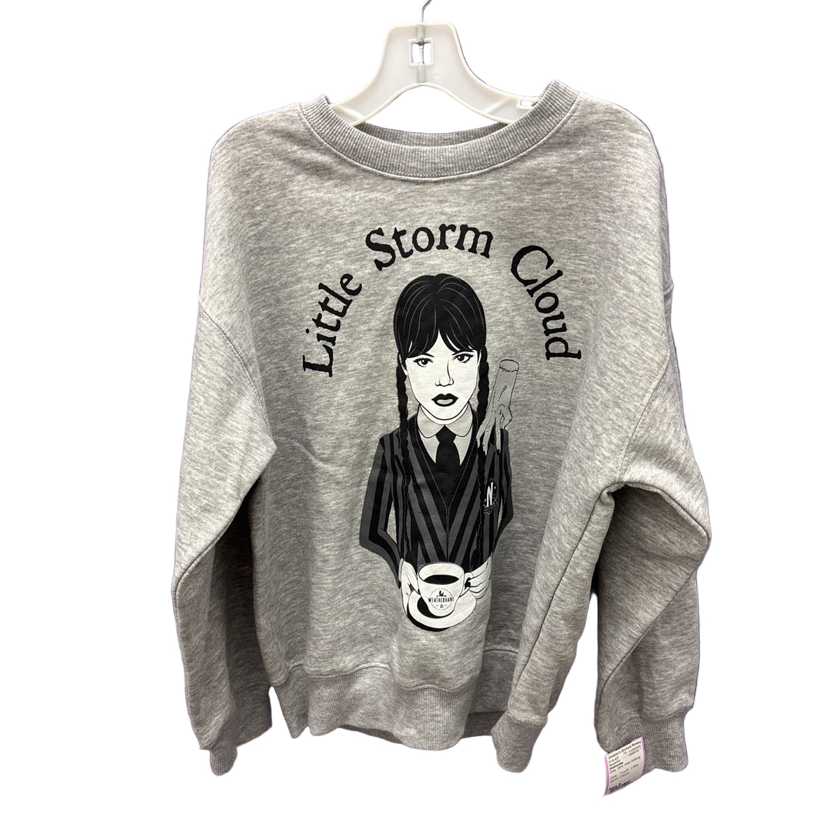 Wednesday Gray Youth Size 8 Sweatshirt