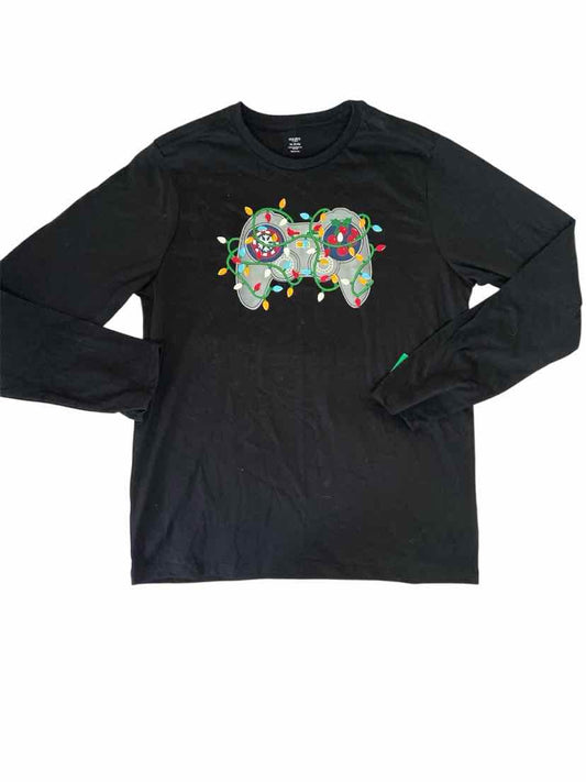 Holiday Time (D) Christmas Youth Size 14-16 LSTop