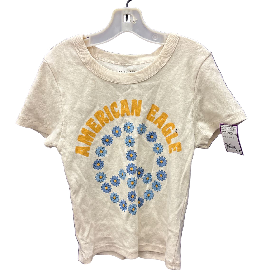 American Eagle (C) Cream Youth Size 12 SSTop