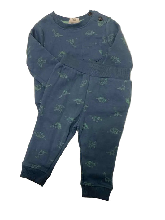 Aspen Kids (C) Blue Infant Size 3-6 MO 2PC Casual