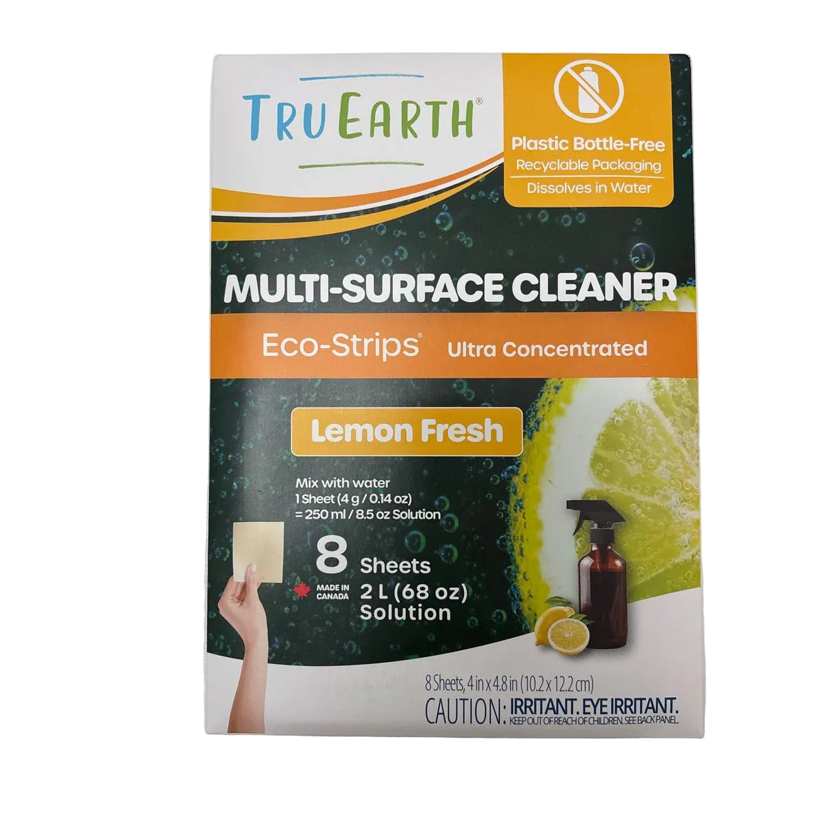 TruEarth Lemon Fresh Multi-Surface Cleaner Sheets