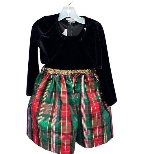 Bonnie Jean (B) Christmas Toddler Size 4 PartyDress