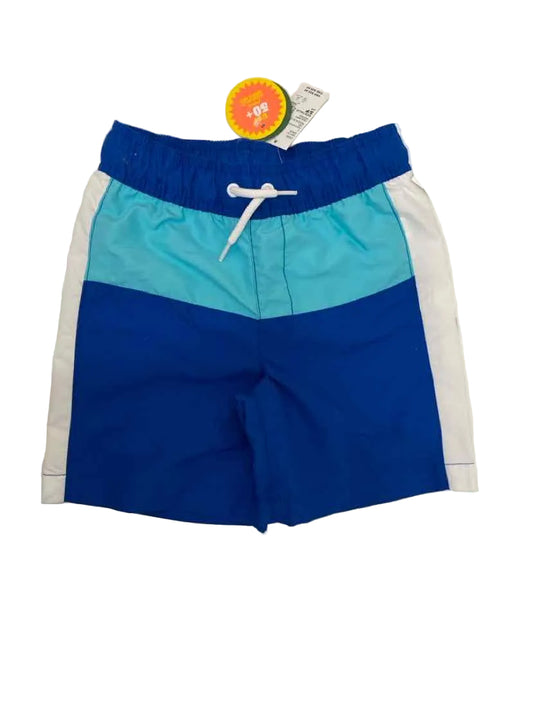 Children's Place (D) White Blue Toddler Size 5-6 SwimTrunks