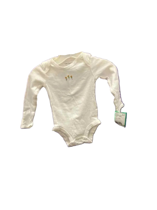 Just One You (D) White Infant Size 3 MO Best Onesie